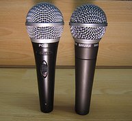 Shure PG58 and SM58 
